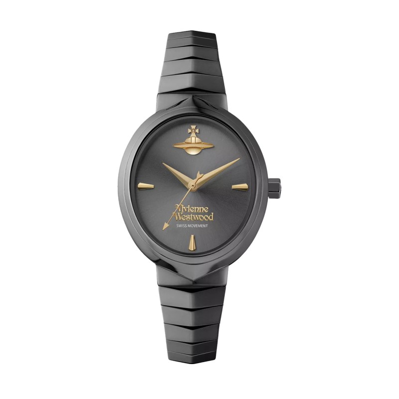 Vivienne Westwood Armour Gun Metal 28mm Ladies Watch VV314GYGY