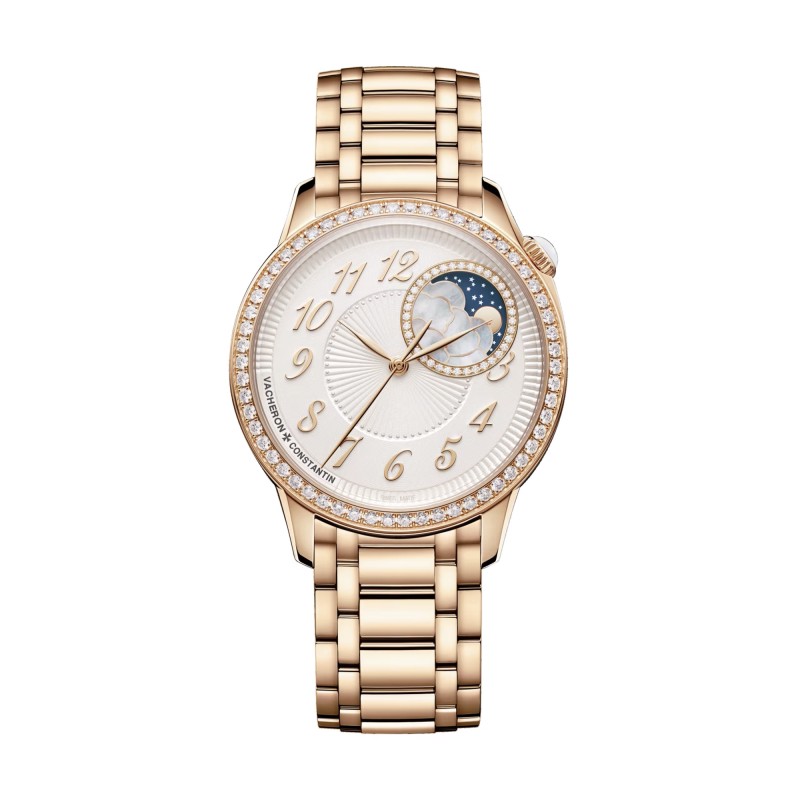 Vacheron Constantin Égérie Moonphase 37mm Ladies Watch 8005F/120R-H002