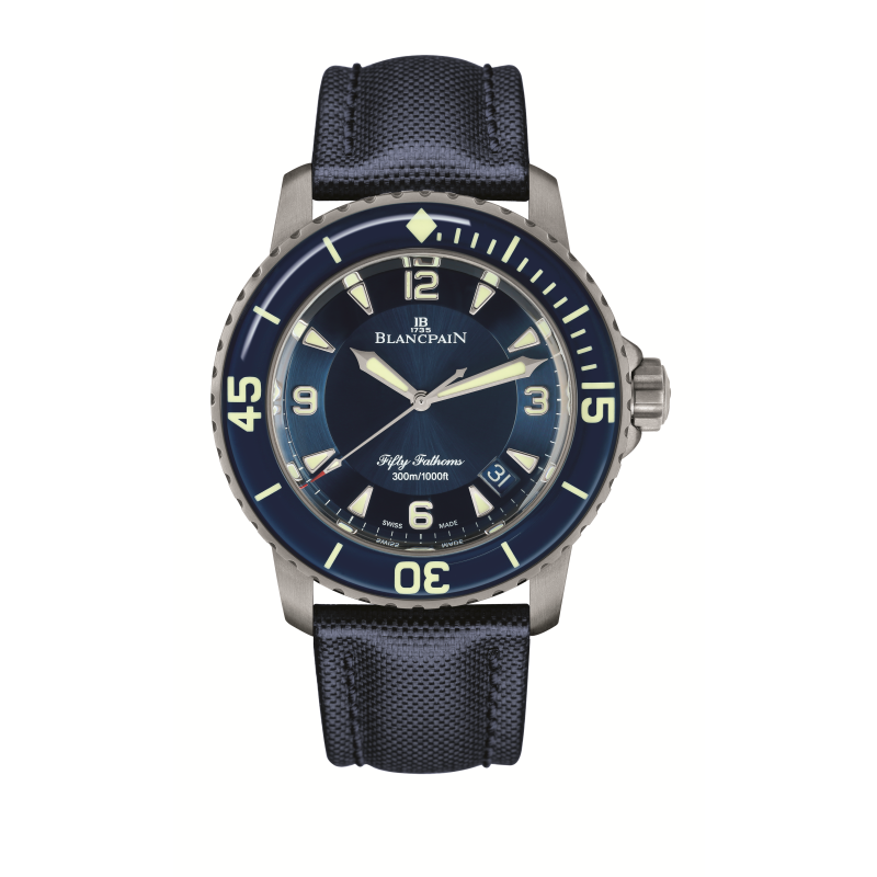 Blancpain Fifty Fathoms Bathyscaphe Mens Watch 5015-12B40-O52A