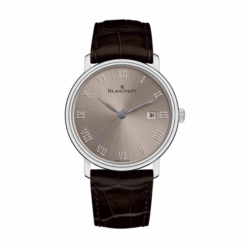 Blancpain Villeret Quantieme Complet Phases de Lune Mens Watch 6654-1504-55B
