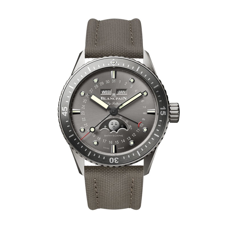 Blancpain Fifty Fathoms Bathyscaphe Titanium Mens Watch 5054 1210 G52A