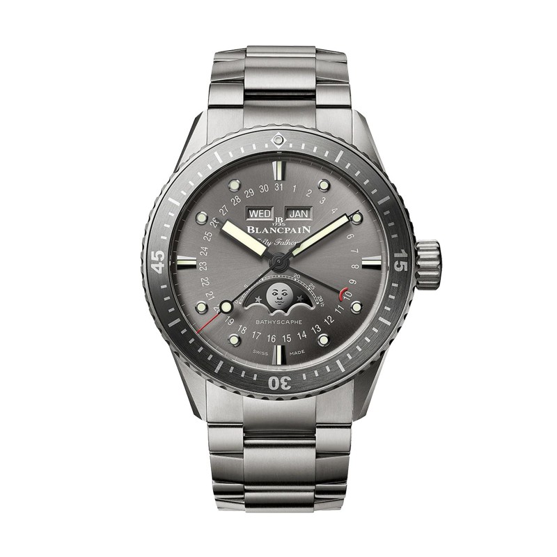 Blancpain Fifty Fathoms Bathyscaphe 43mm Men's Watch 5054 1210 98S