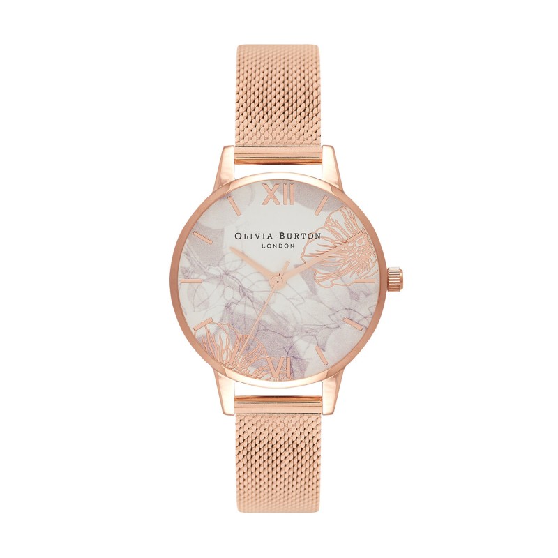 Olivia Burton Abstract Floral Womens Watch OB16VM11