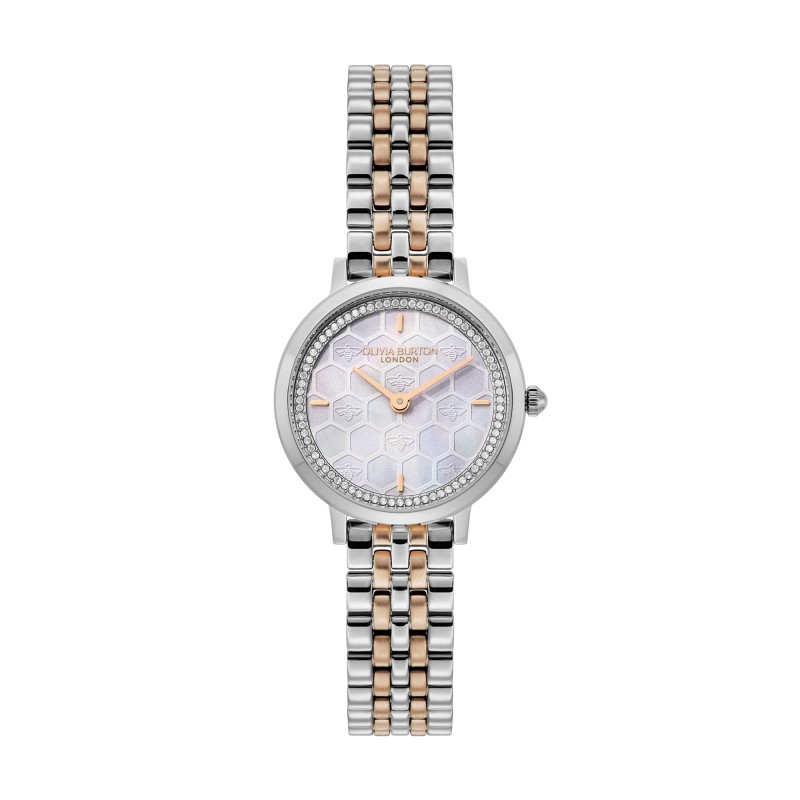 Olivia Burton Signature Honeycomb Ultra Slim 28mm Ladies Watch 24000265
