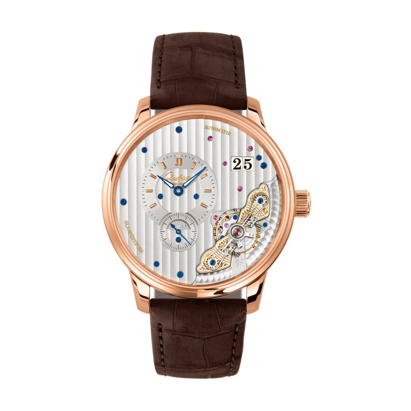 Glash&uuml;tte Original PanoMatic Inverse 42mm Mens Watch 1-91-02-01-05-30