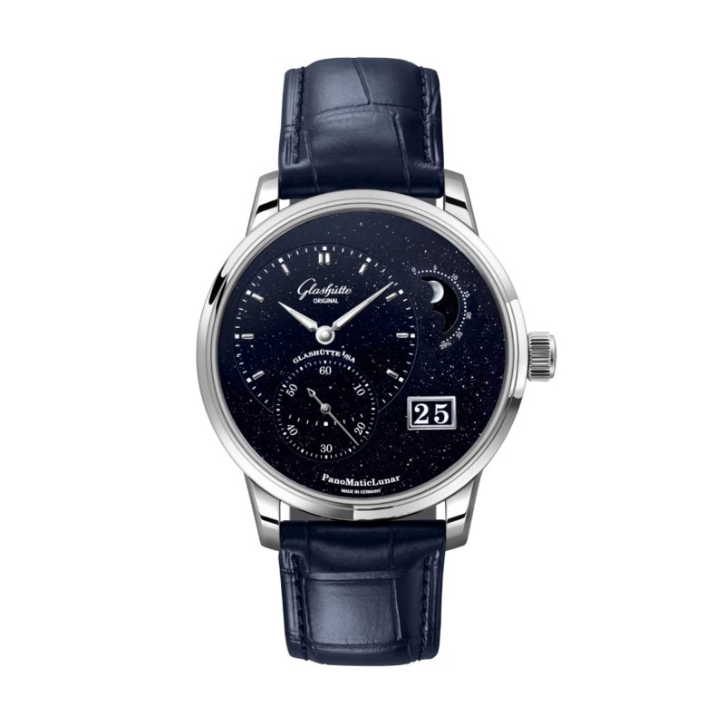 Glashütte Original PanoMaticLunar Anniversary Limited Edition Platinum Moonphase Watch 1-92-14-01-03-61