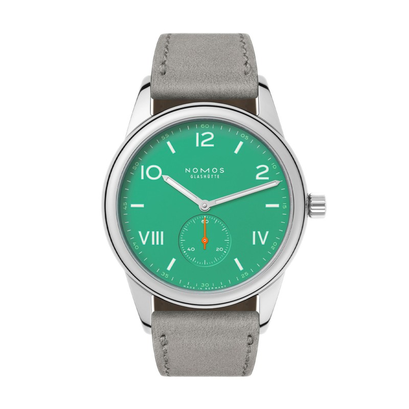 NOMOS Glashutte Club Campus 38 Electric Green Automatic Watch 726