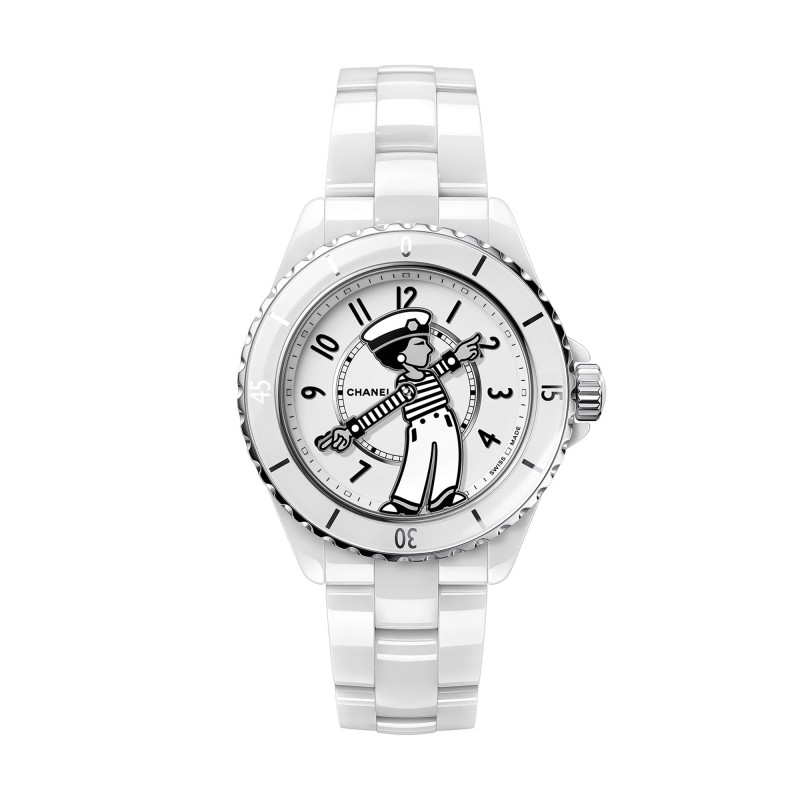 CHANEL MADEMOISELLE J12 LA PAUSA WATCH, 38 MM H7481