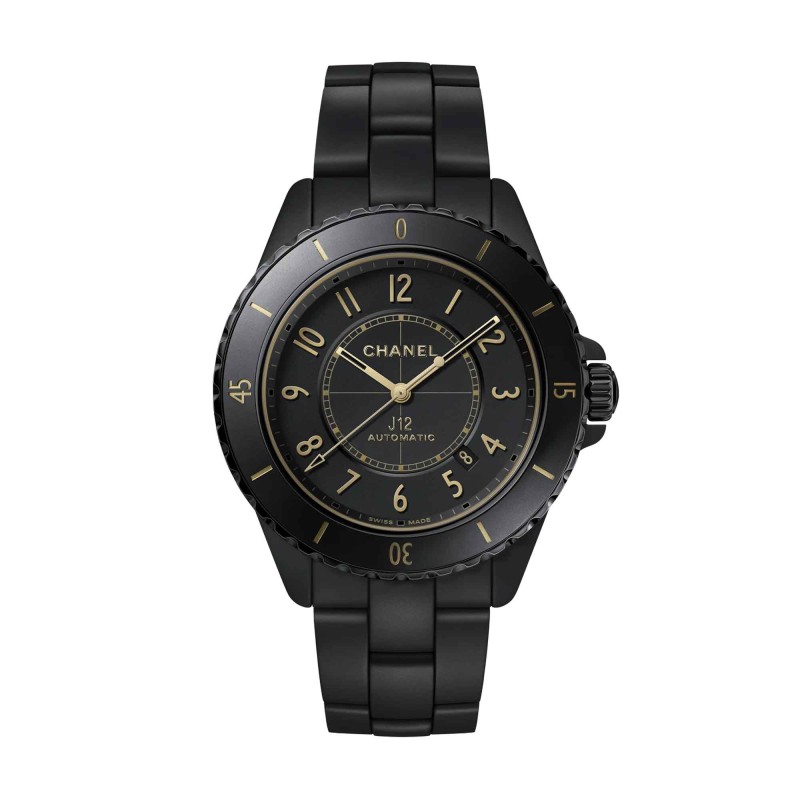 CHANEL J12 GOLDEN BLACK CALIBRE 12.1, 42 MM LIMITED EDITION WATCH H11060