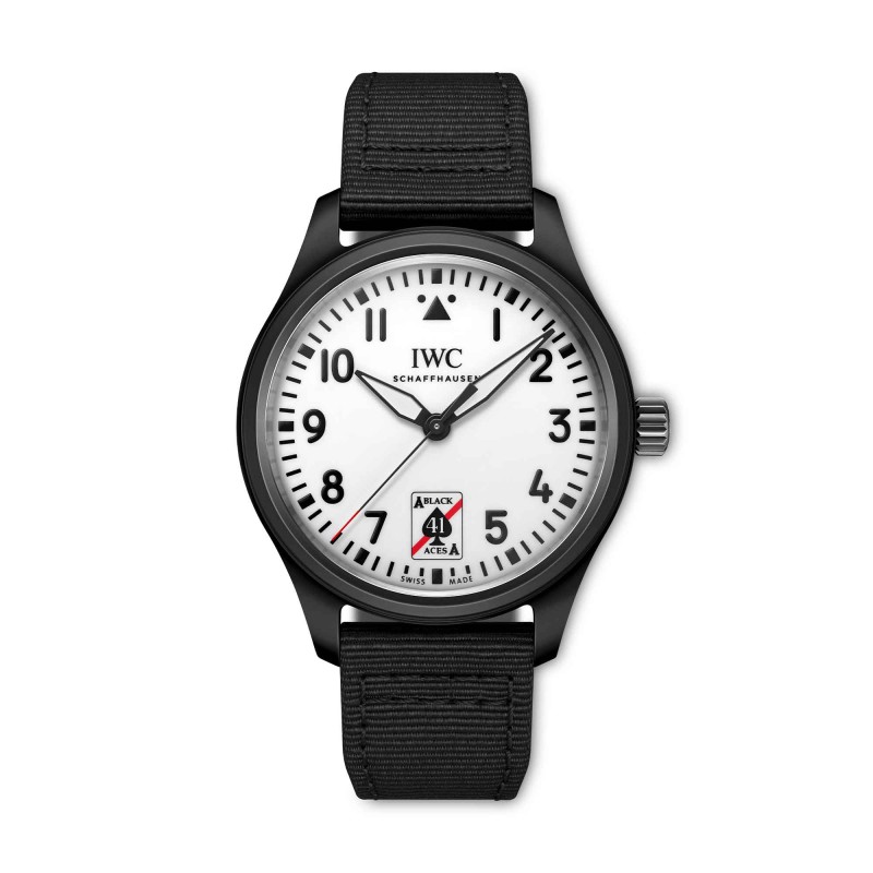 IWC Pilot's Black Aces 41mm Automatic Mens Watch IW326905