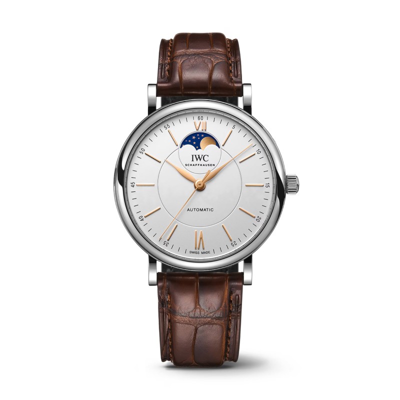 IWC Schaffhausen Portofino Automatic Moon Phase 40mm Men's Watch IW45940