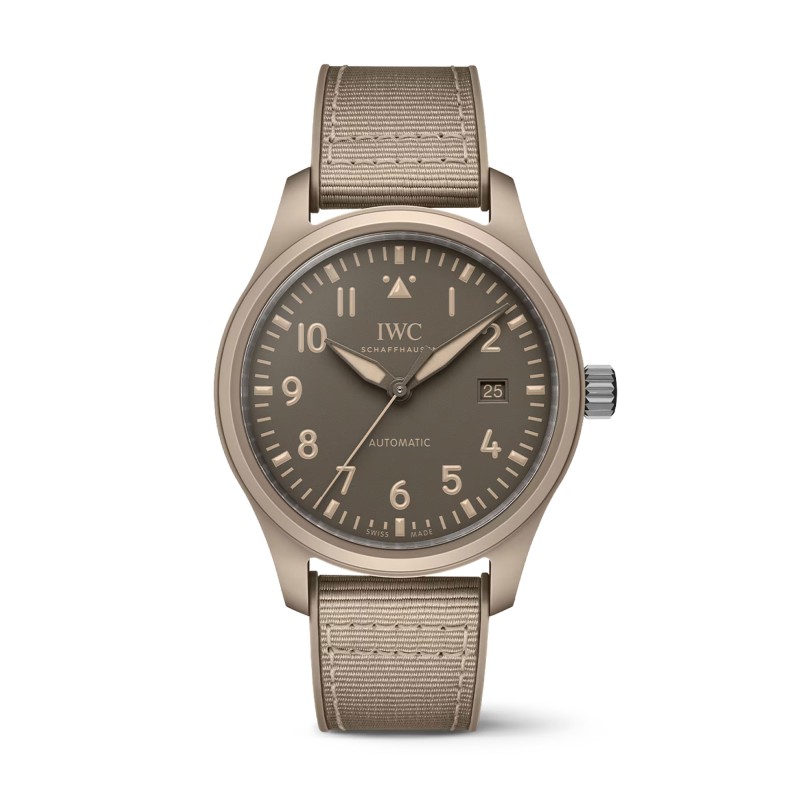 IWC Schaffhausen Pilots Automatic 41mm TOP GUN Mojave Desert Watch IW328106