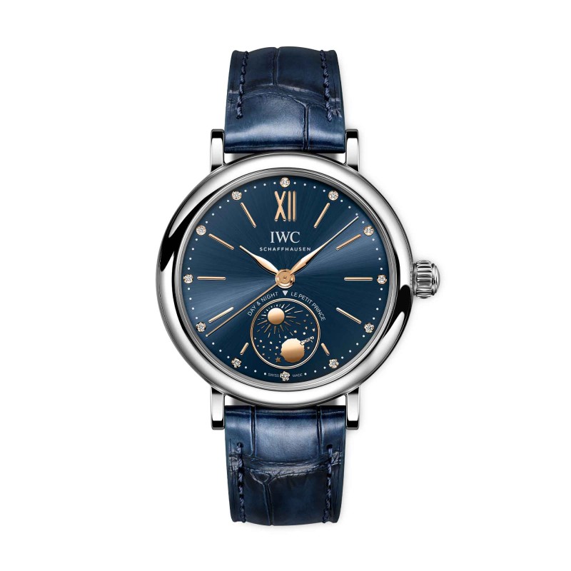 IWC Schaffhausen Portofino Automatic Day & Night 34mm Le Petit Prince Watch IW459806