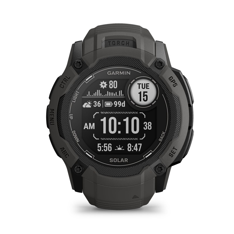 Garmin Instinct 2X Solar 50mm Watch Graphite 010-02805-00