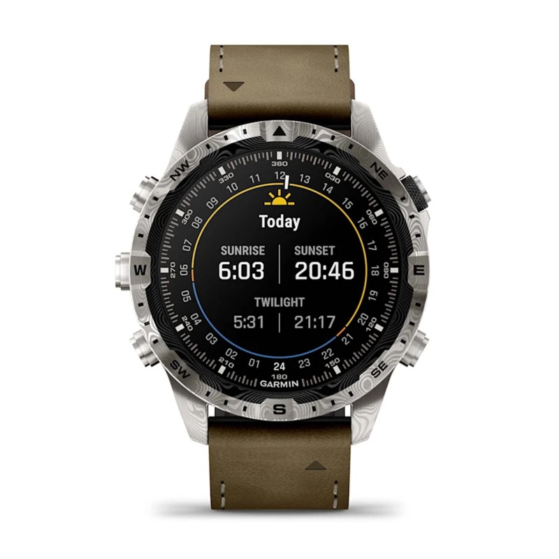 Garmin MARQ® Adventurer (Gen 2) Damascus Steel Edition Modern 46mm Tool Watch Watch 010-03393-31