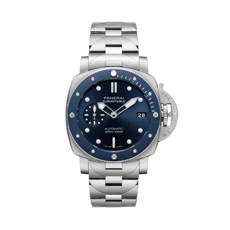 Panerai Submersible Blu Notte 42mm Mens Watch PAM02068