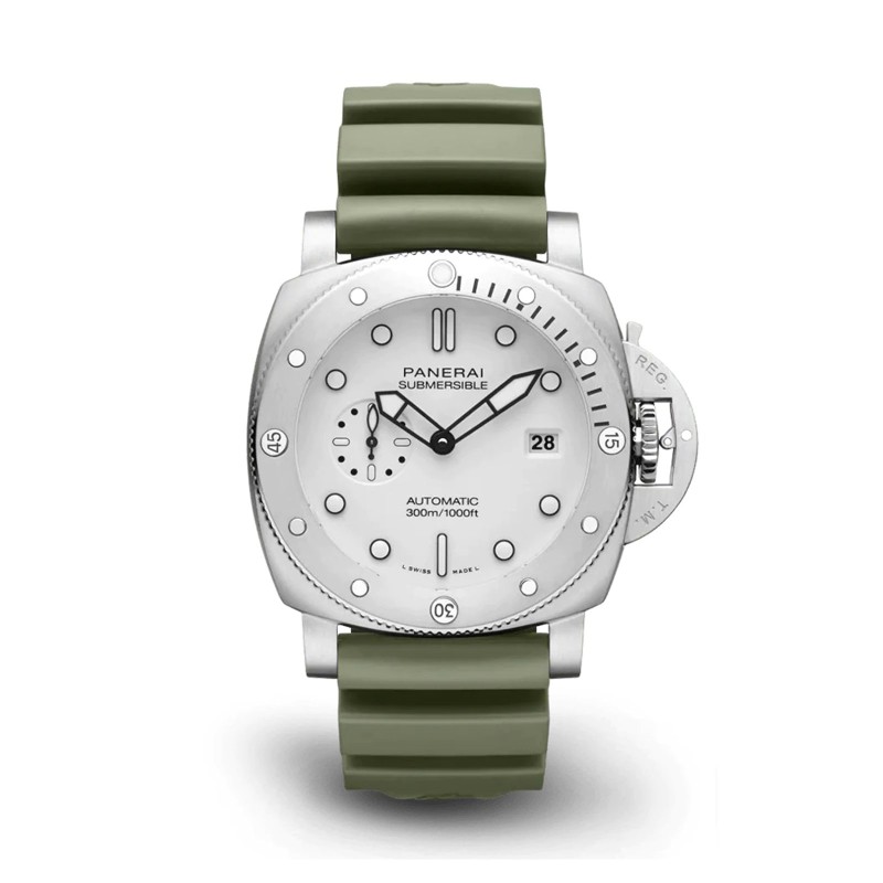 Panerai Submersible QuarantaQuattro Bianco 44mm Mens Watch PAM01226