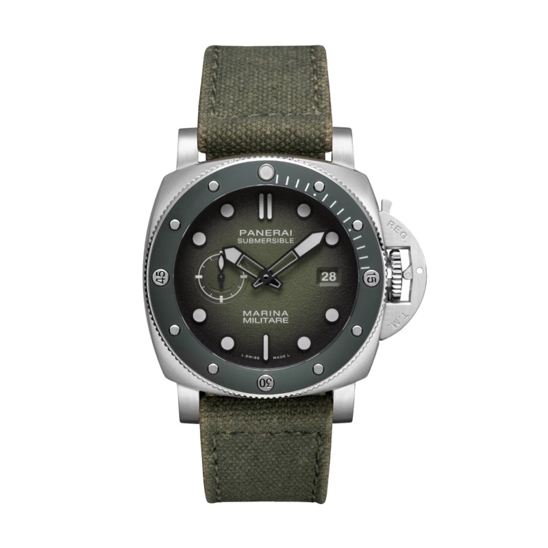 Panerai Submersible Marina Militare Automatic 44mm Men's Watch PAM01697