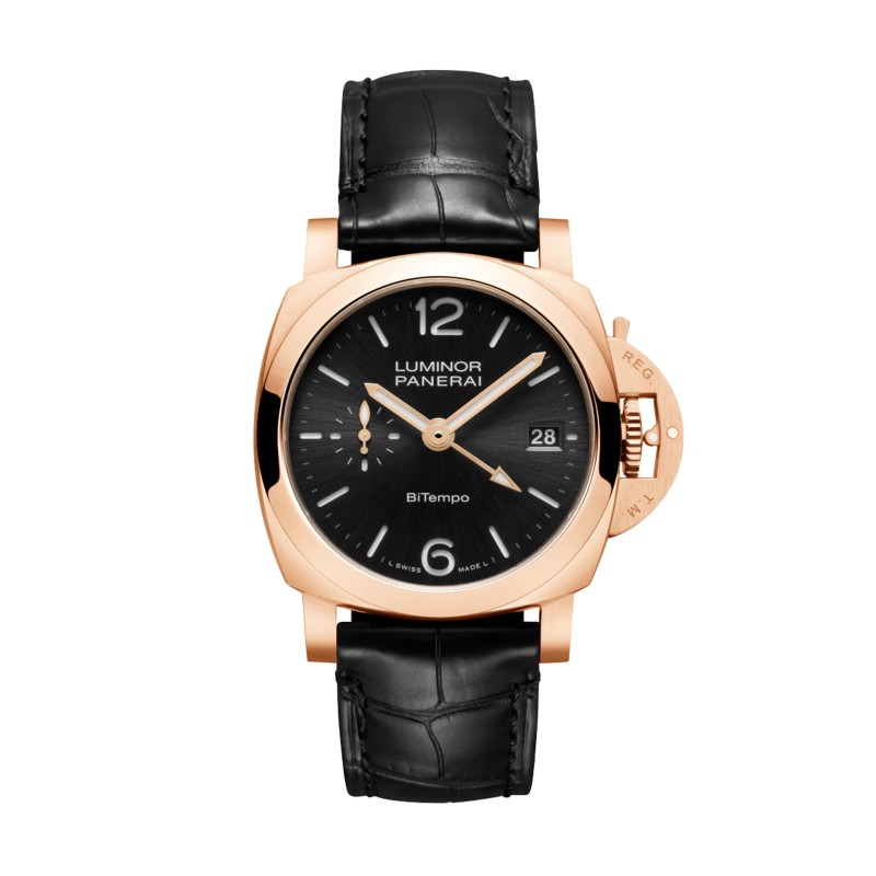 Panerai Luminor Quaranta BiTempo Goldtech™ 40mm Mens Watch PAM01641