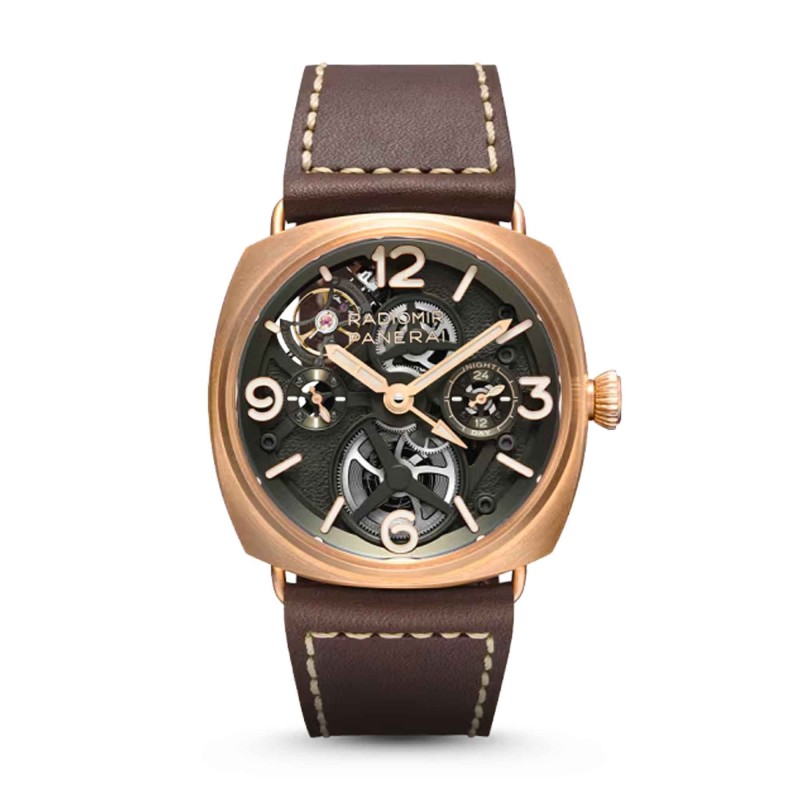 Panerai Radiomir Tourbillon Bronzo 45mm Bronze Watch PAM01284
