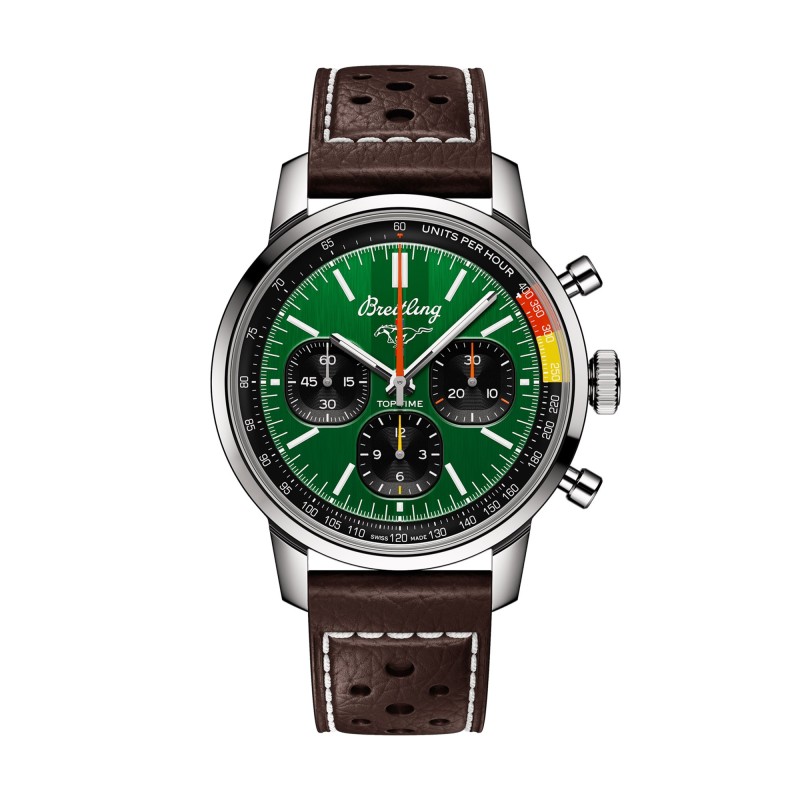 Pre-Owned Top Time B01 Ford Mustang 41mm Mens Watch AB01762A1L1X1