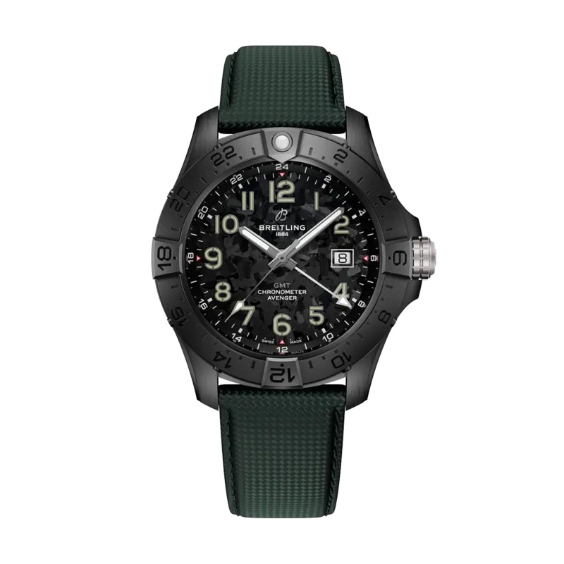 Avenger Automatic GMT 44mm Night Mission Mens Watch S32320101B1X1