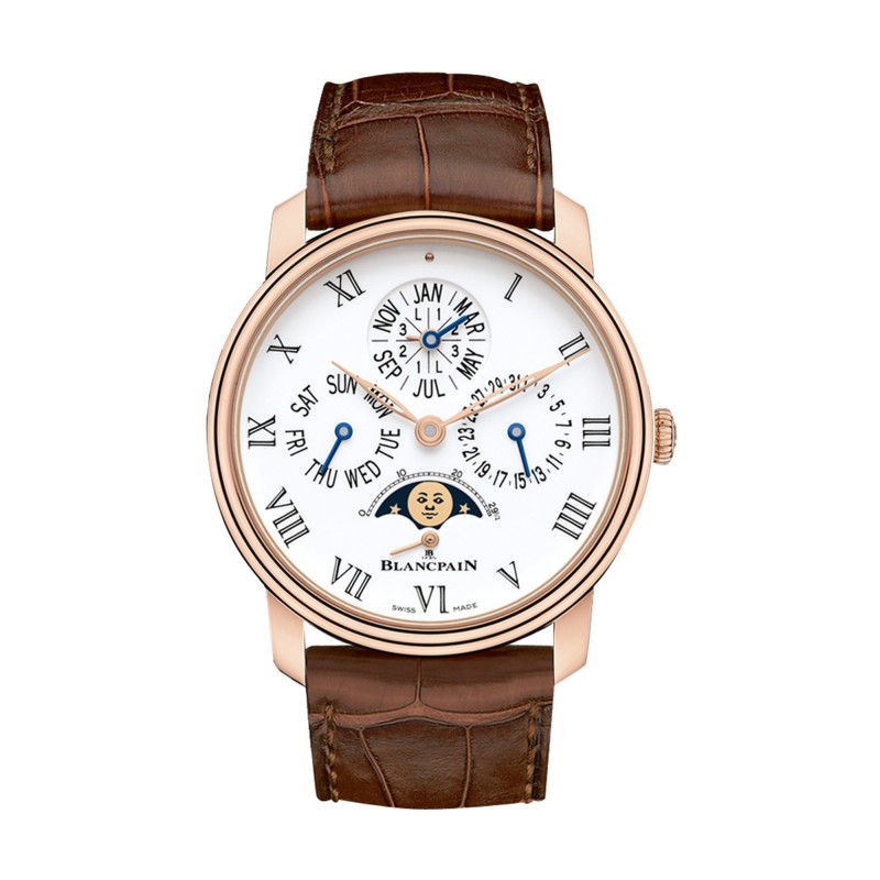 Blancpain Ex-Display Quantième Perpétuel 8 Jours 42mm Men's Watch 6659-3631-55B