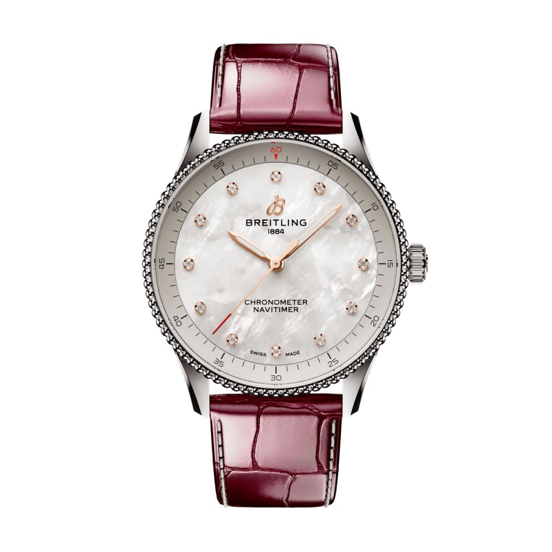 Pre-Owned Navitimer 32mm Watch A77320E61A2P2 20 1