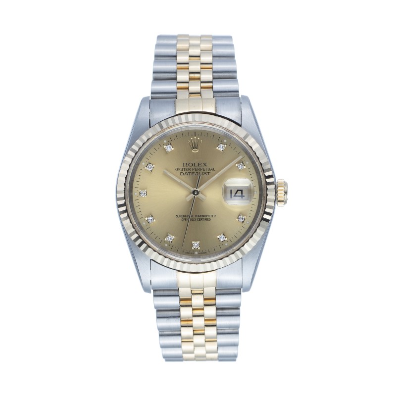 Pre-Owned Rolex Datejust Diamond 36mm Gents Watch 16233
