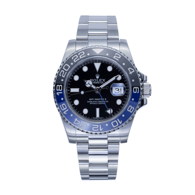 Pre-Owned Rolex GMT Master II BLNR Batman 116710BLNR