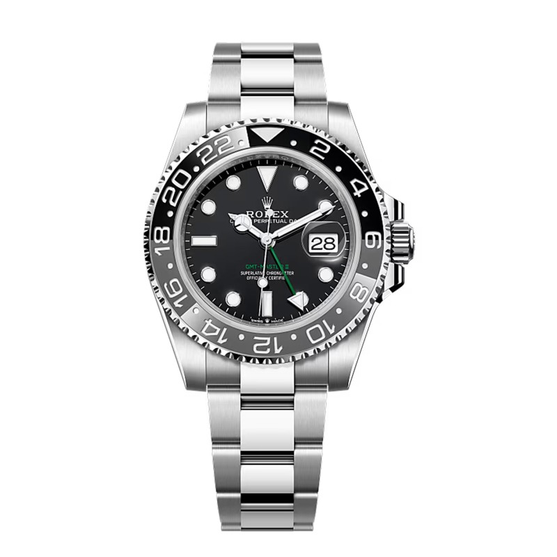 Pre-Owned Rolex GMT Master II 40mm Watch 126710GRNR Bruce Wayne