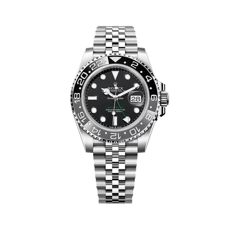 Pre-Owned Rolex GMT Master II 40mm Watch 126710GRNR Bruce Wayne