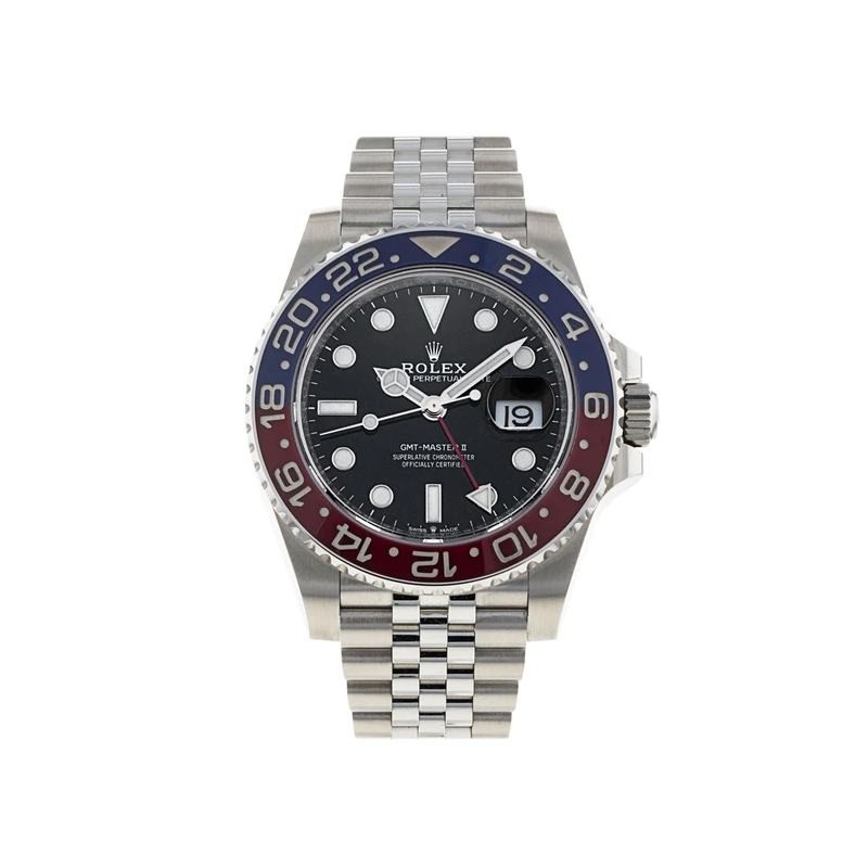 Pre-Owned Rolex GMT Master II 40mm Watch 126710BLRO Pepsi