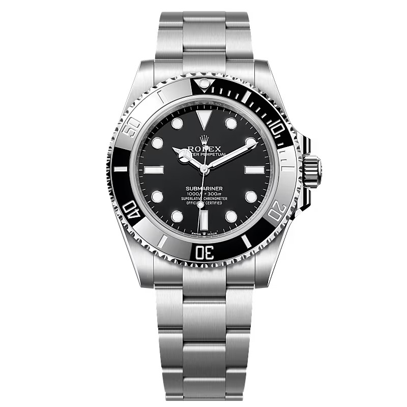 Pre-owned Rolex Submariner No Date 124060 Steel Black