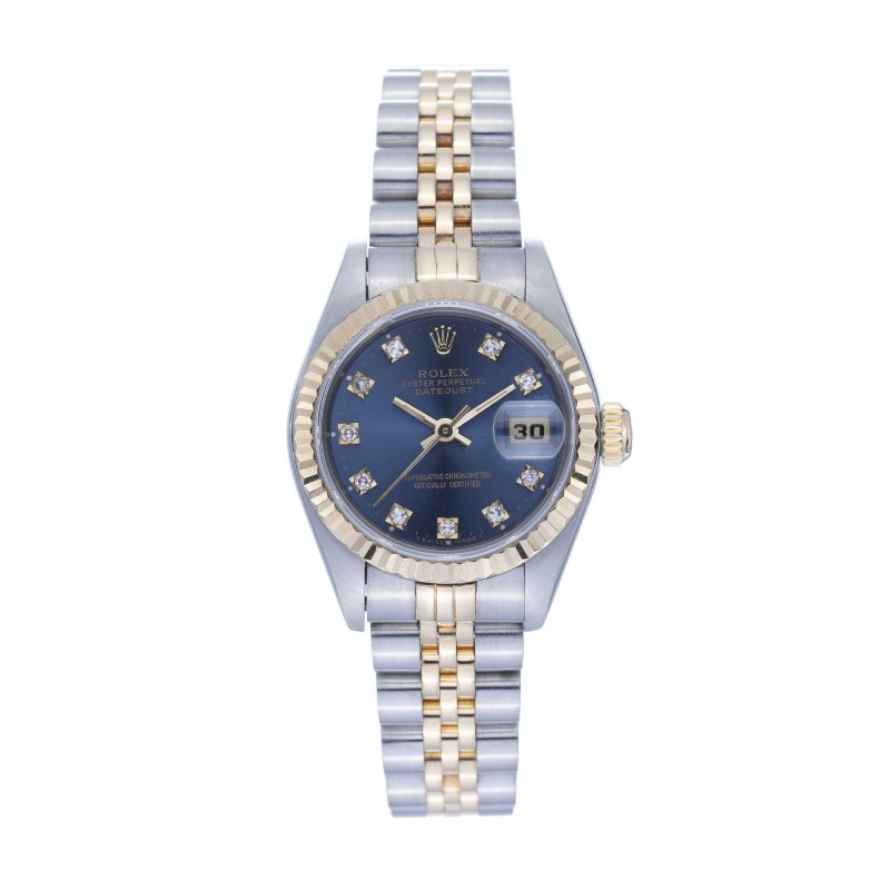 Pre-Owned Ladies Rolex Diamond Dot Datejust Watch 69173