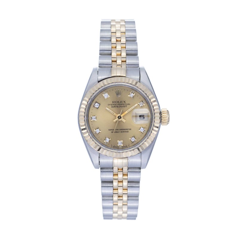 Pre-Owned Ladies Rolex Diamond Dot Datejust Watch 69173