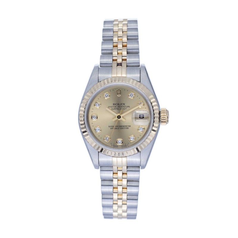 Pre-Owned Ladies Rolex Diamond Dot Datejust Watch 69173