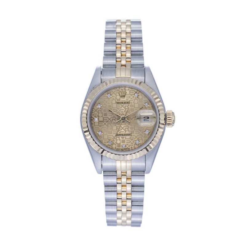 Pre-Owned Ladies Rolex Diamond Dot Datejust Watch 69173