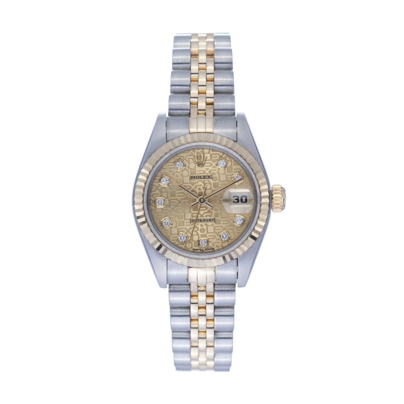 Pre-Owned Ladies Rolex Diamond Dot Datejust Watch 69173 