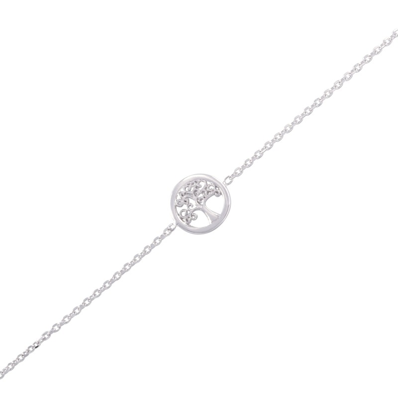 Silver Tree Bracelet