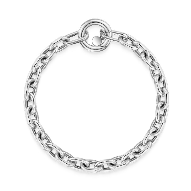 Silver Chain Link Bracelet