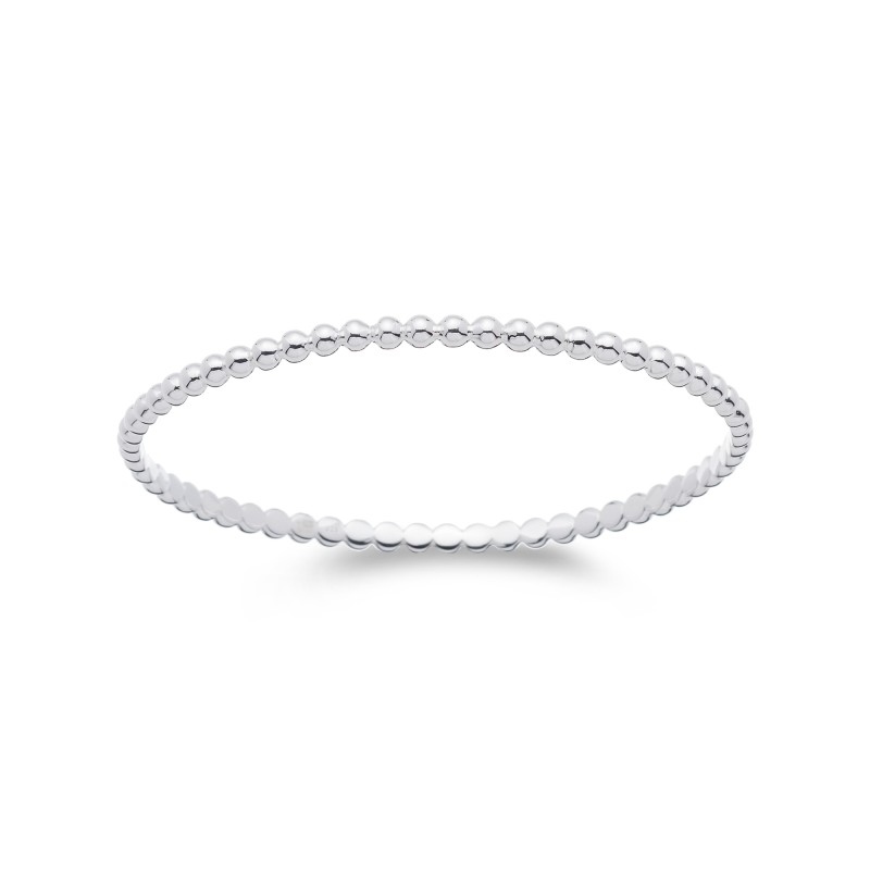 Silver Bubble Bangle