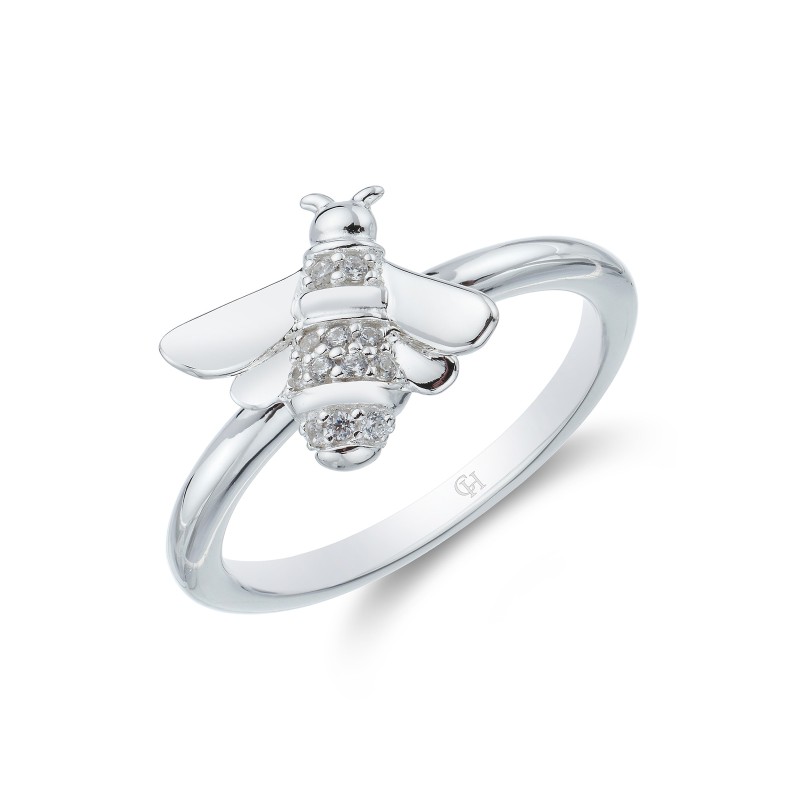 Sterling Silver Bee Ring