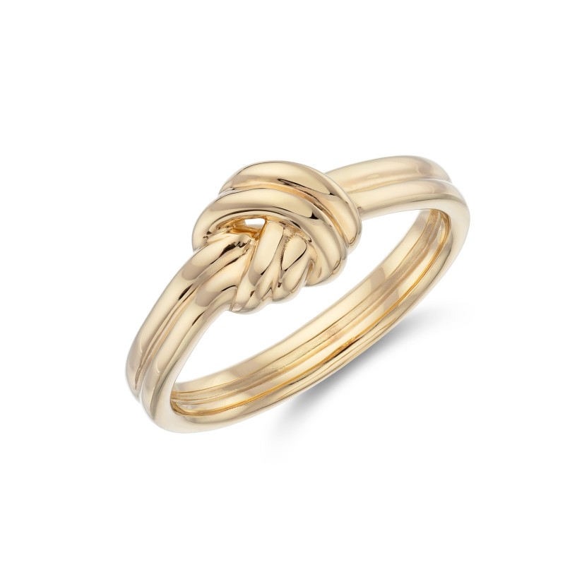 Yellow Gold Plated Knot Ring