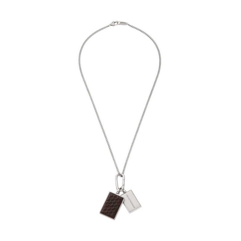 Emporio Armani Stainless Steel Dog Tag Necklace EGS3252040
