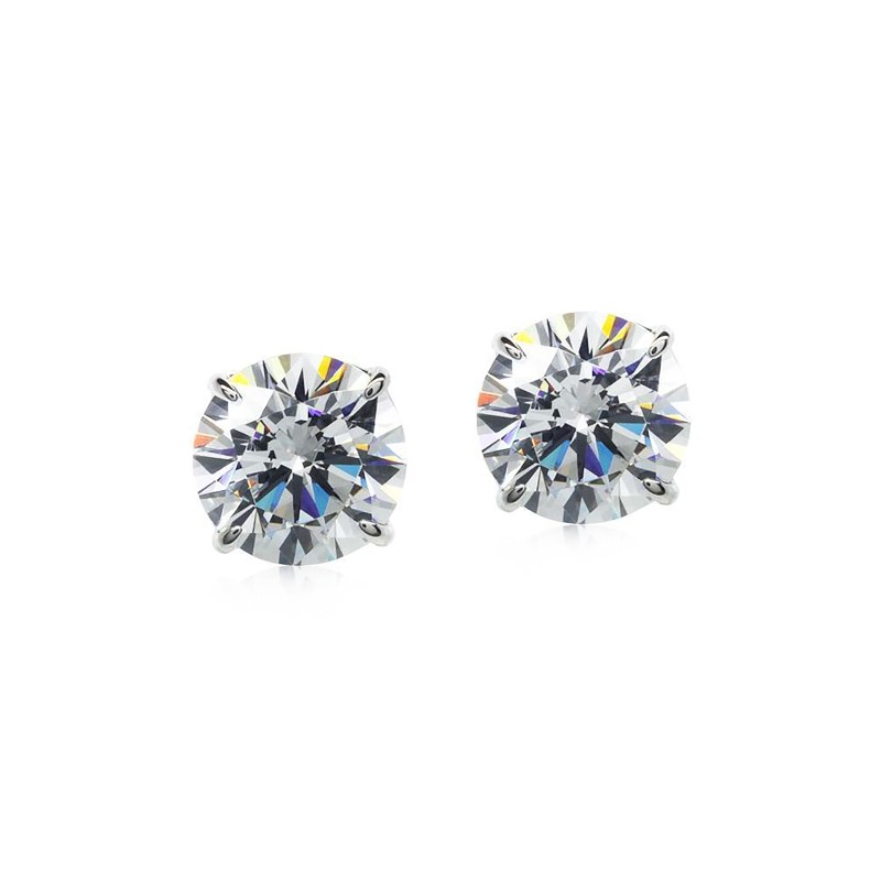 CARAT* Eternal 9ct White Gold 0.75ct Cubic Zirconia Stud Earrings CE9KW-ETER-W60
