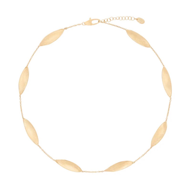 Marco Bicego Lunaria Twist 18ct Yellow Gold Necklace CB2896 Y 02