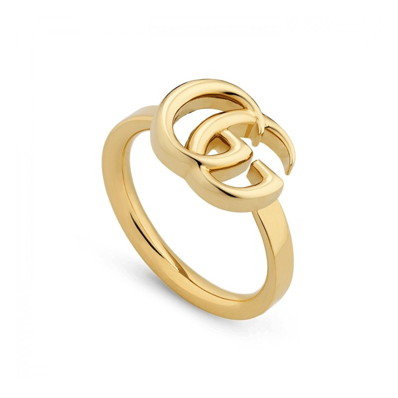 Gucci GG Running 18ct Yellow Gold Ring YBC525690001