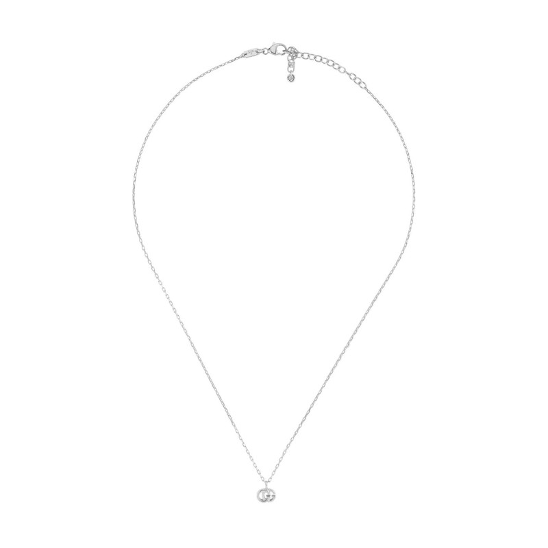 Gucci GG Running 18ct White Gold Necklace YBB481638002