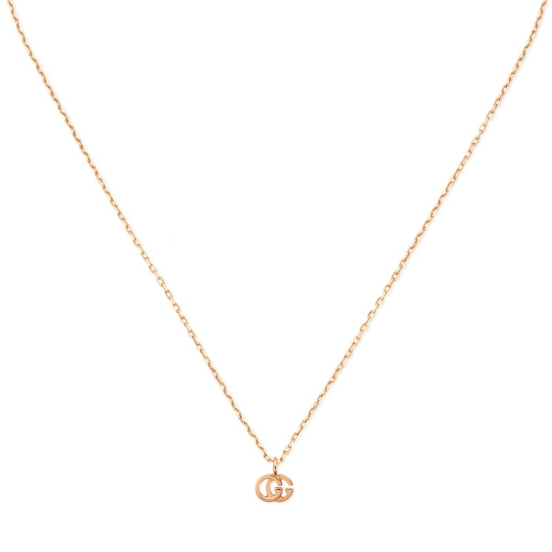 Gucci GG Running 18ct Rose Gold Pendant YBB687118002